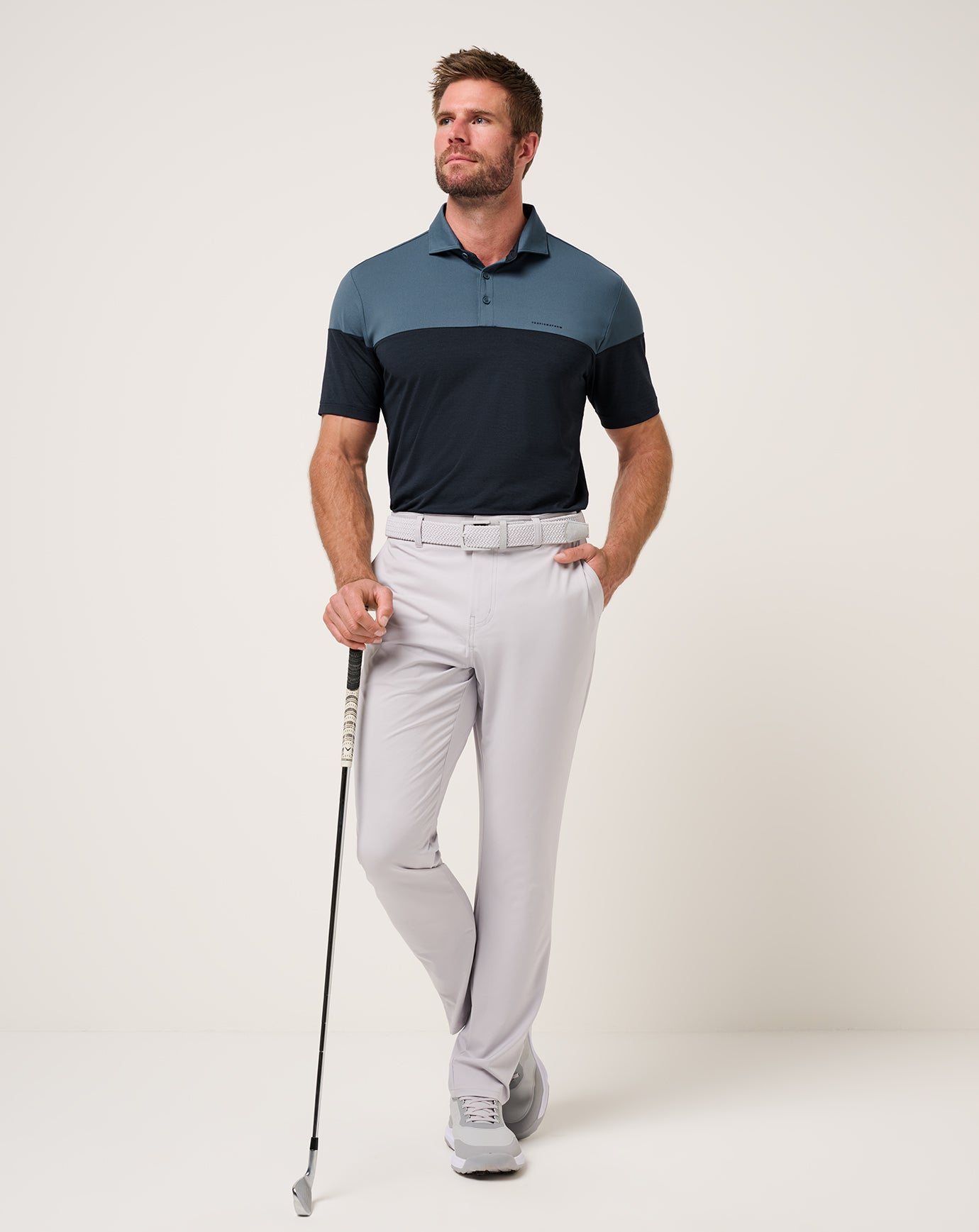 Travis Mathew Heater Pro Color Block Polo