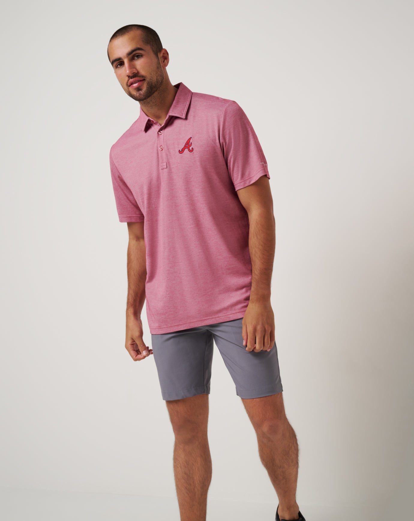 Travis Mathew Atlanta Braves Playoff Pitch Polo
