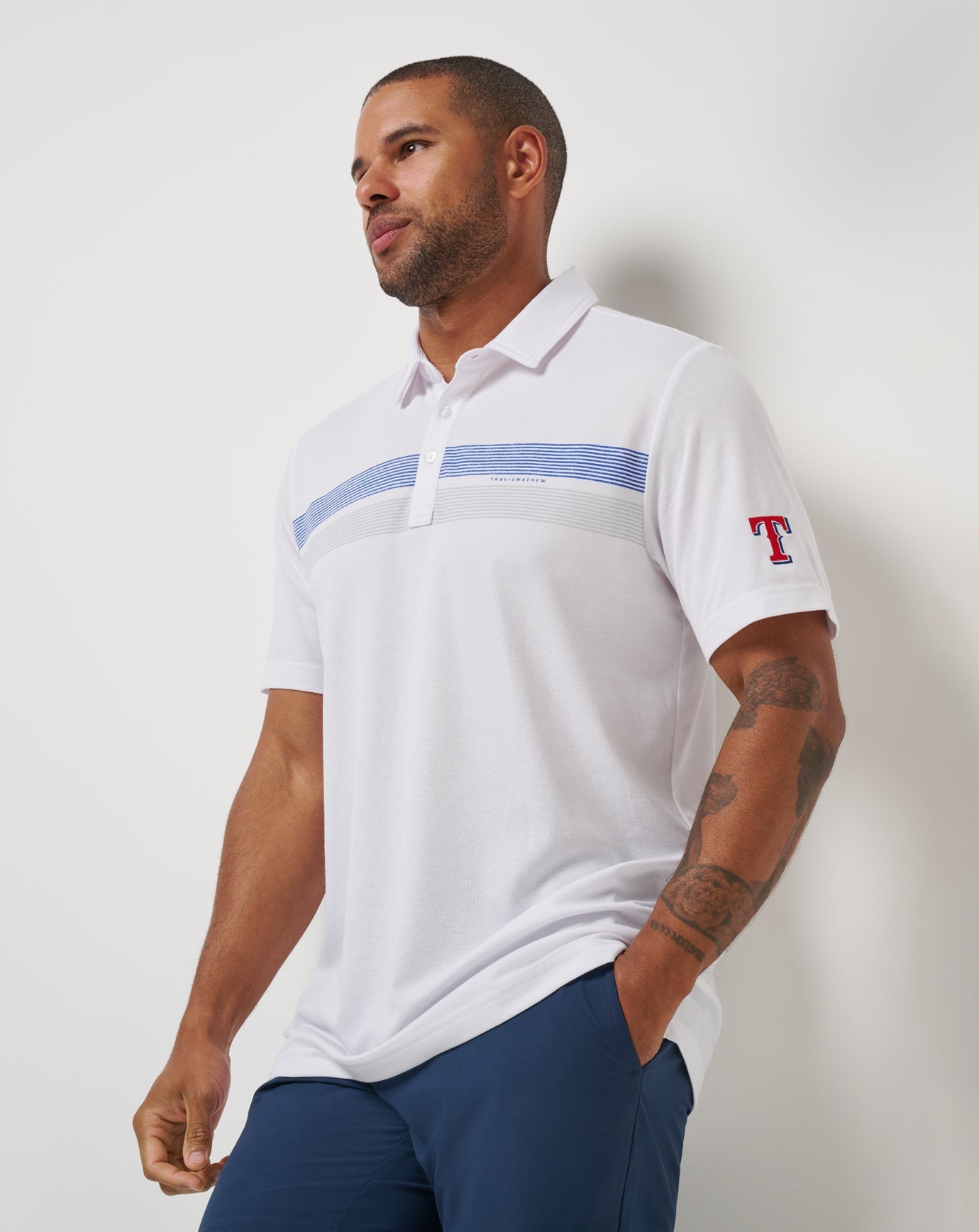 Travis Mathew Texas Rangers Top Recruit Polo