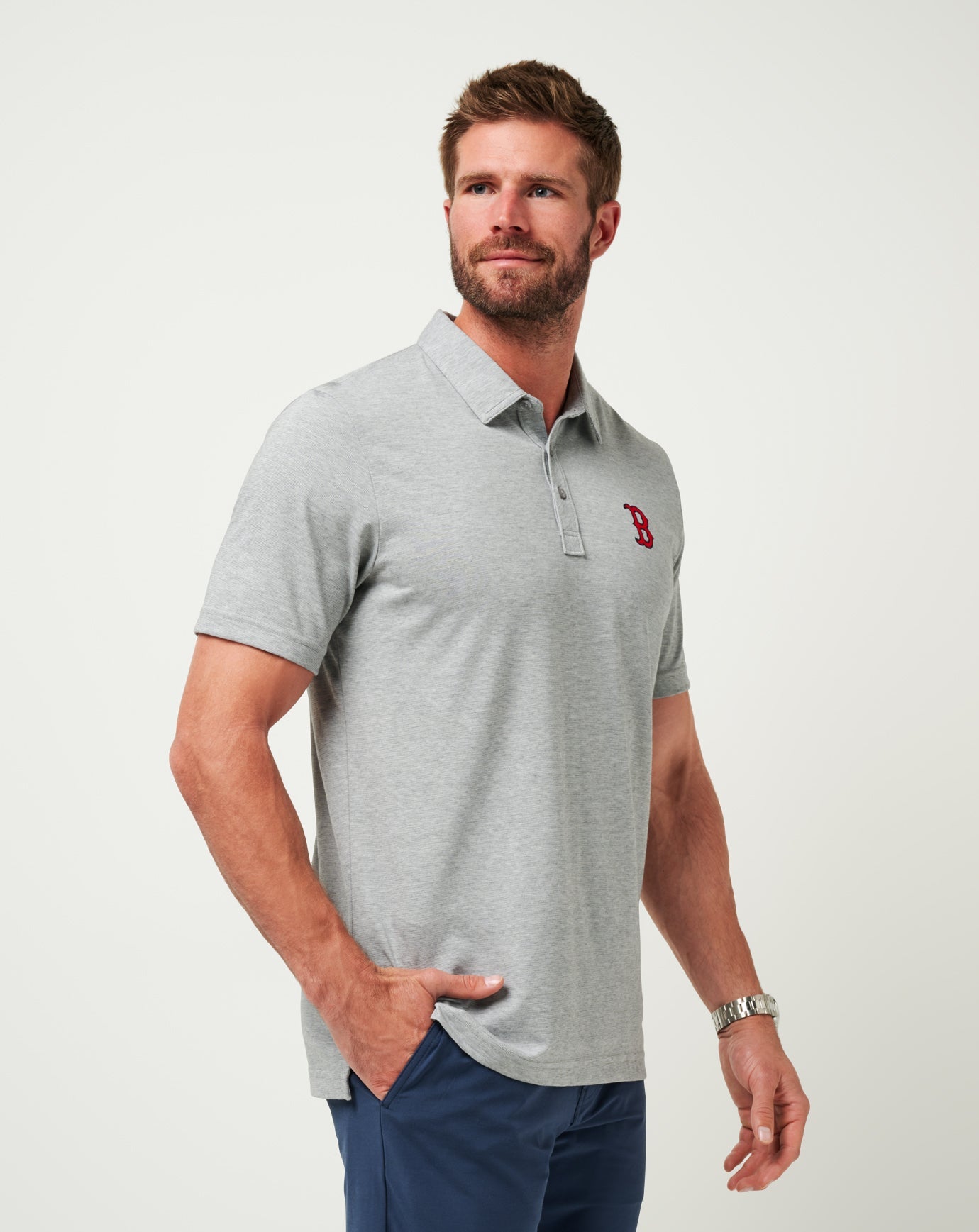 Travis Mathew Boston Red Sox The Zinna Polo