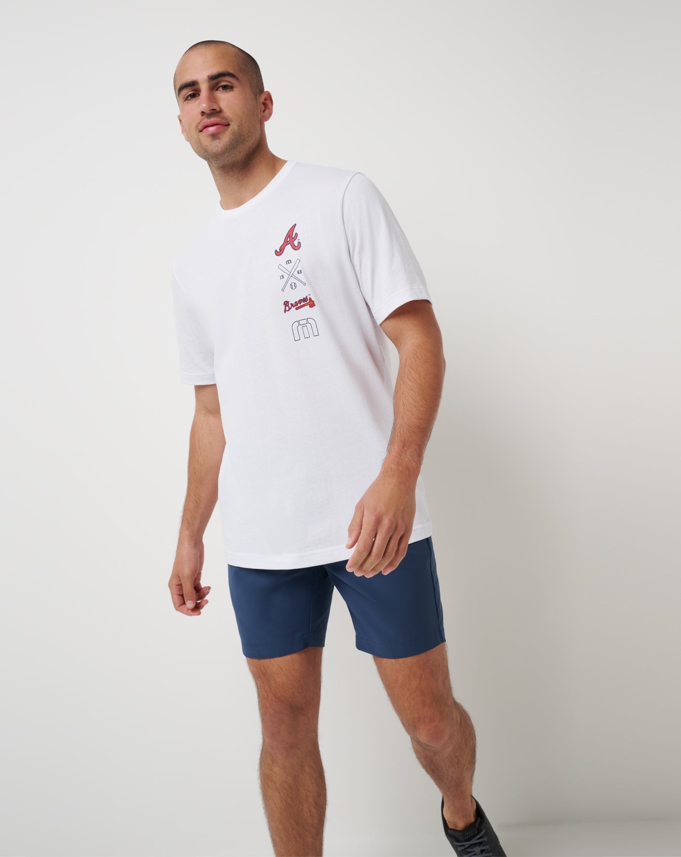Travis Mathew Atlanta Braves Sunset Slam 2.0 Tee