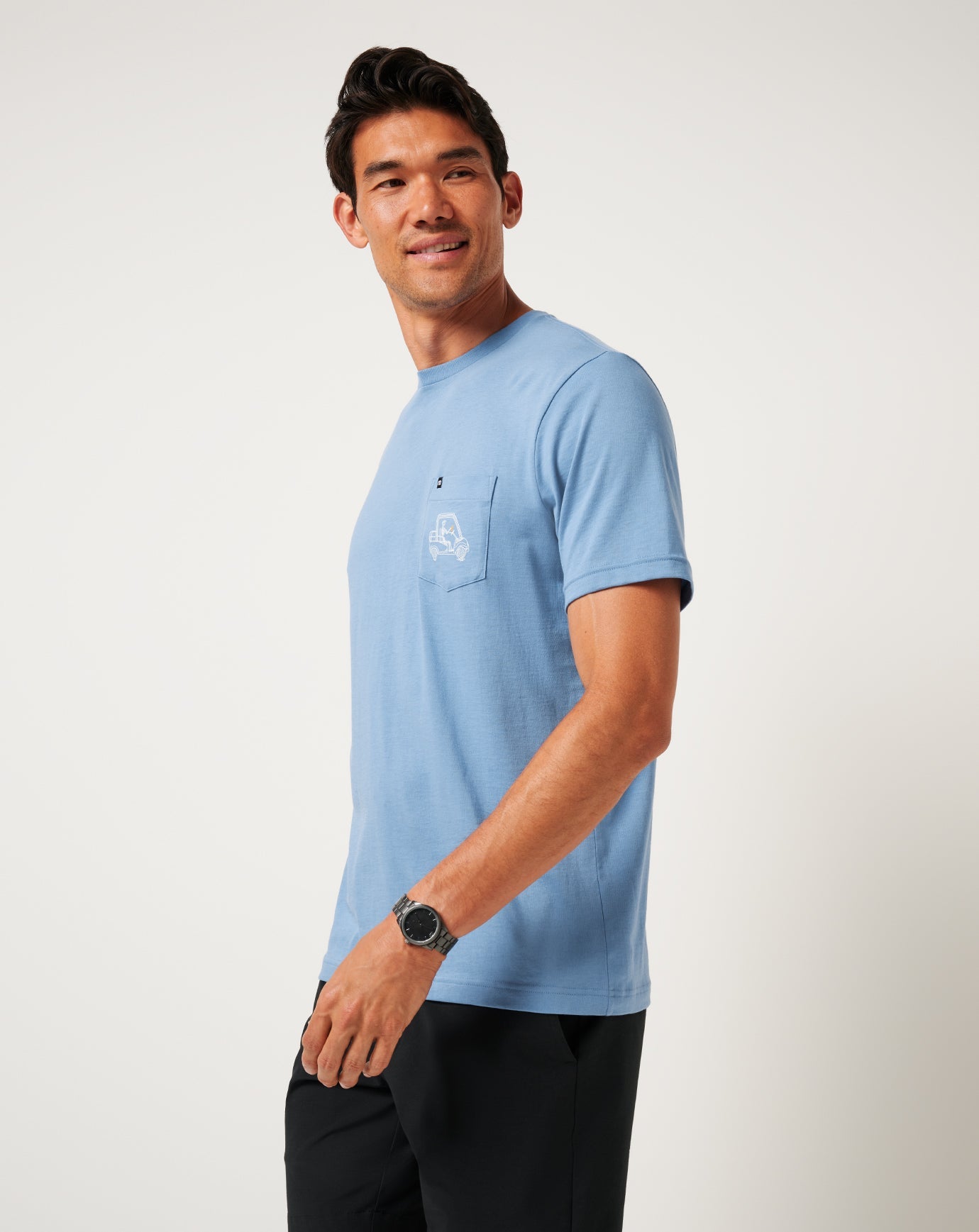 Travis Mathew Lost Mapes Pocket Tee