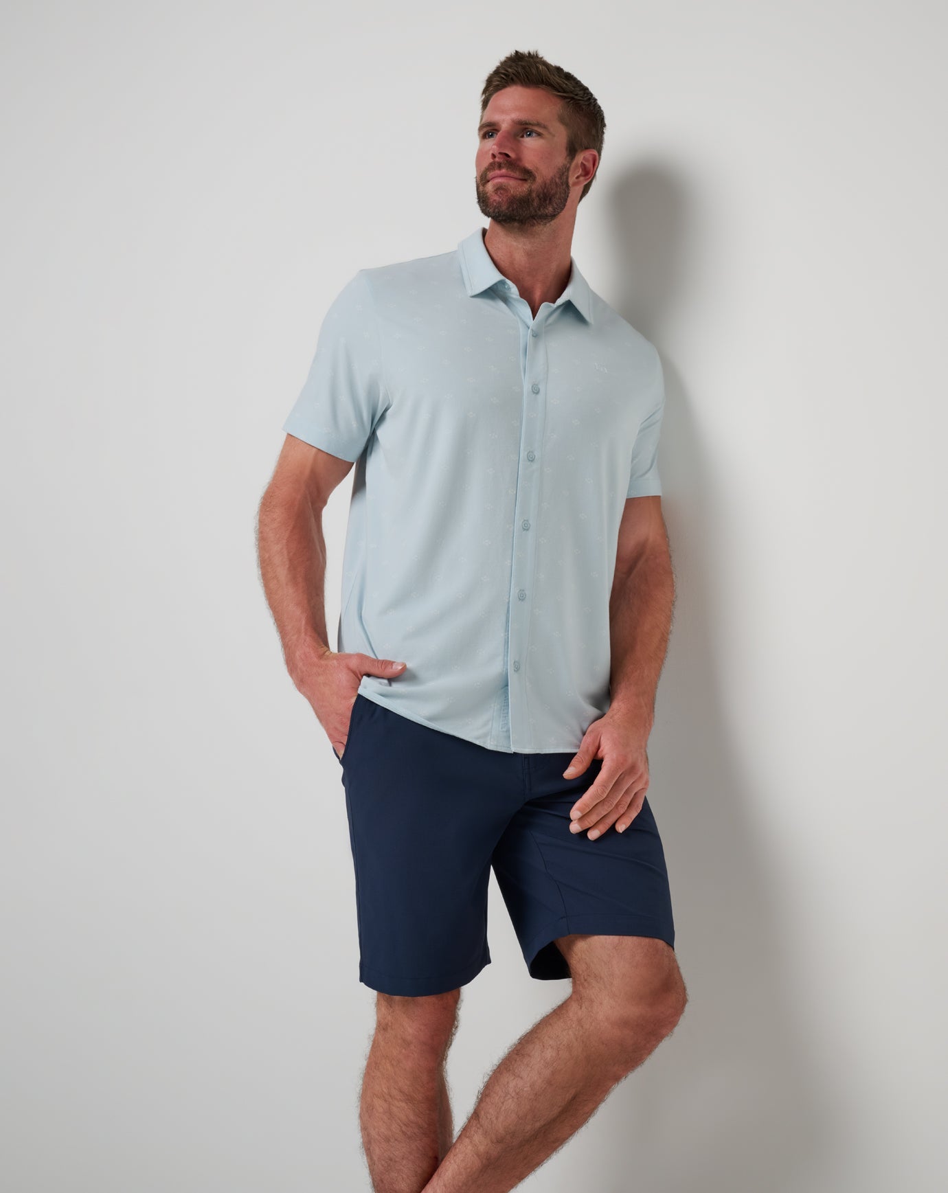 Travis Mathew Shore Of It Button-Up