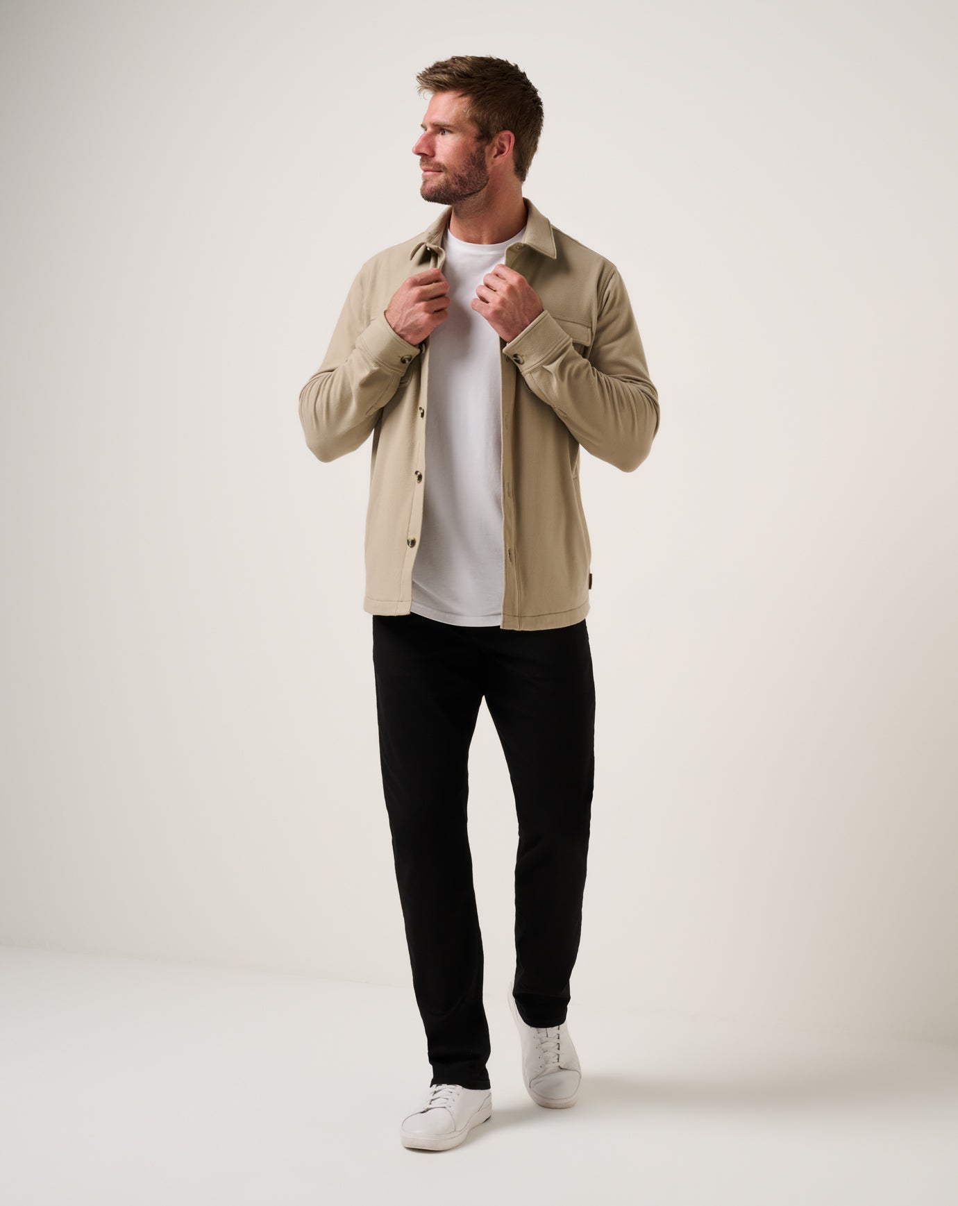 Travis Mathew Peak Fleece Shirt Jacket