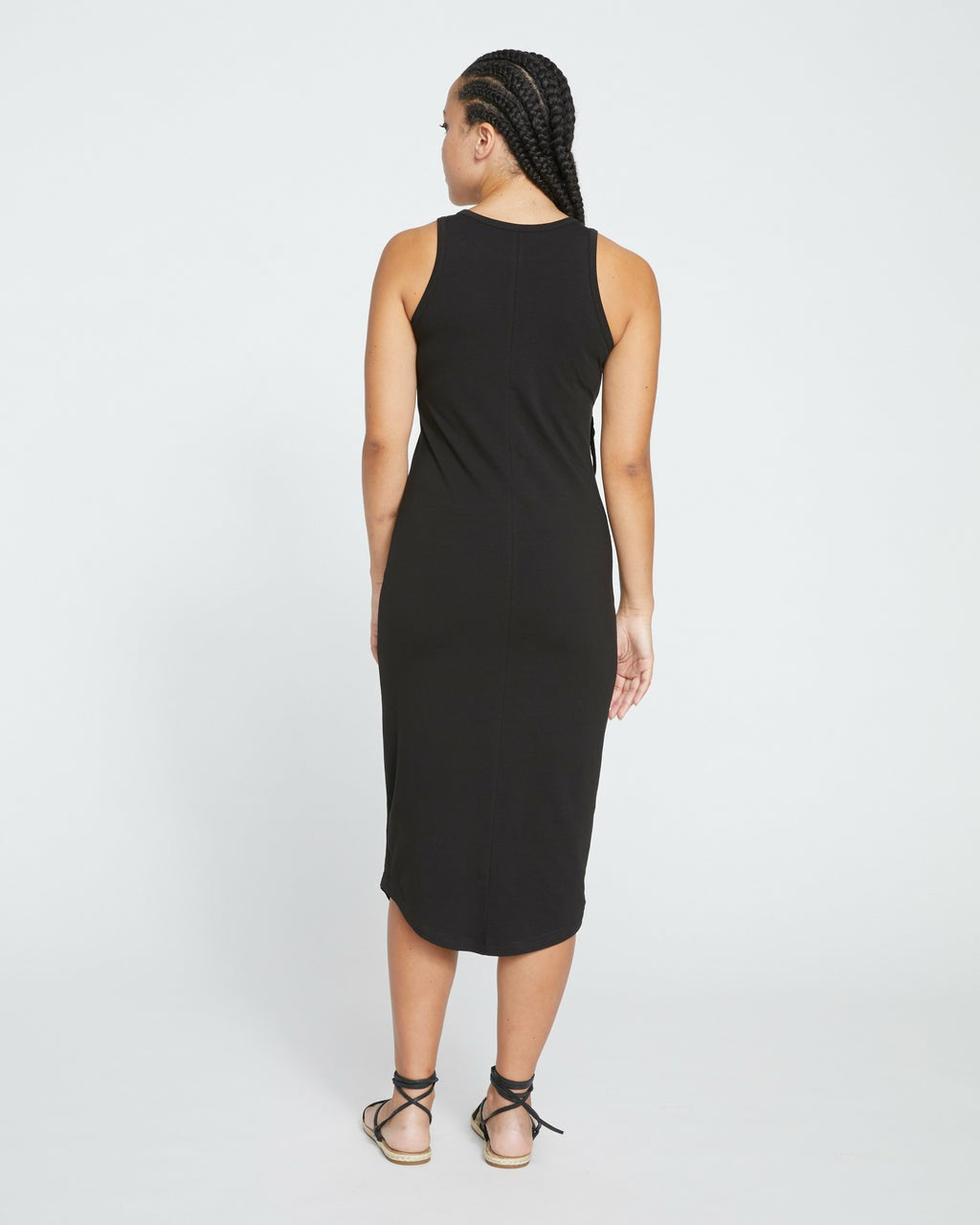 Universal Standard Cai High Neck Tank Dress - Black