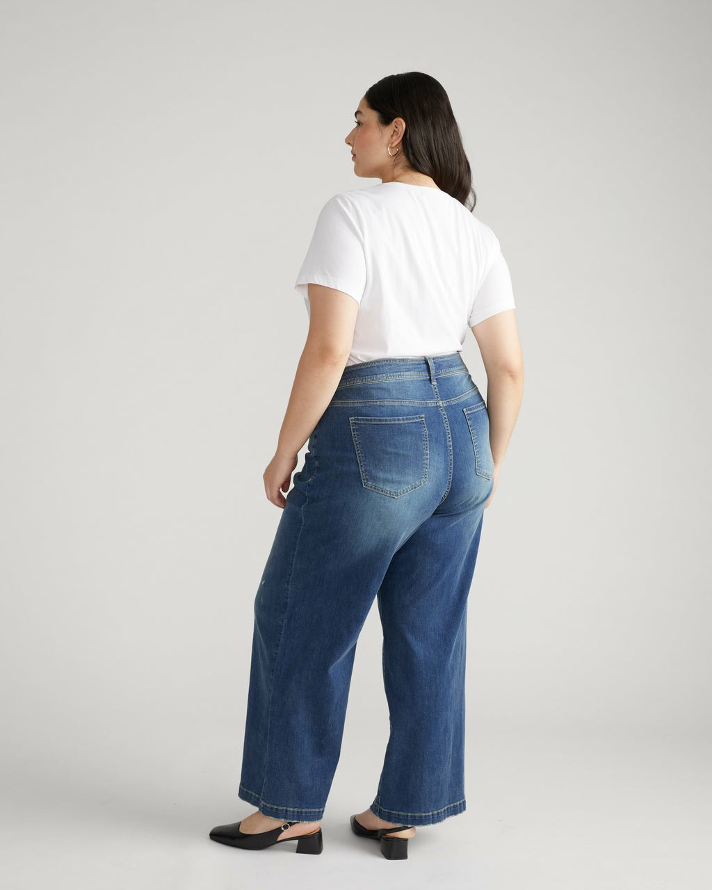 Universal Standard Taylor ComfortDenim Trouser Jeans - Seychelles Blue