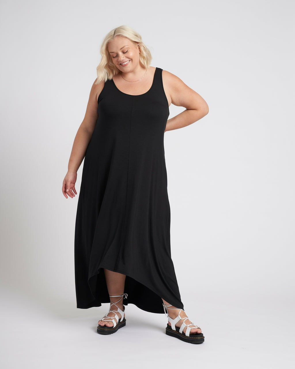 Universal Standard Athena Divine Jersey Dress - Black