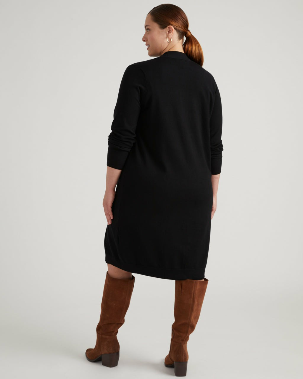Universal Standard Savvy Double Knit Duster - Black