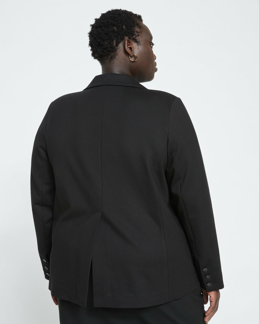 Universal Standard Beas Ponte Blazer - Black