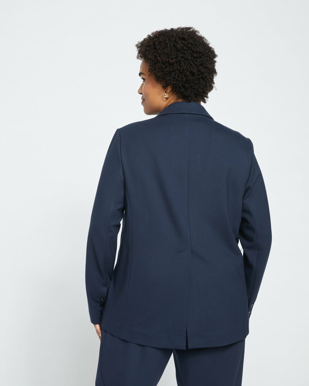 Universal Standard Beas Ponte Blazer - Navy