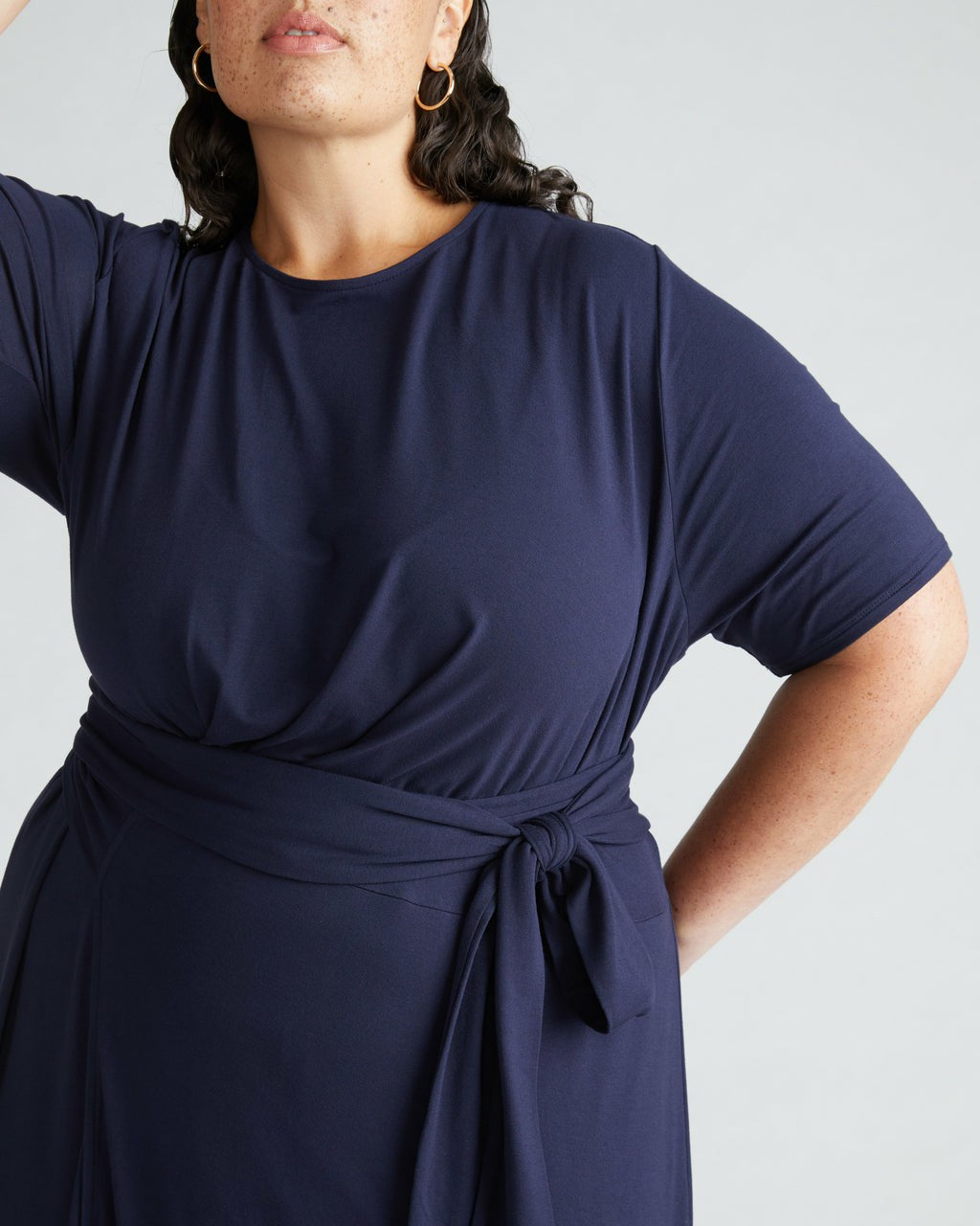 Universal Standard Delilah Liquid Jersey Dress - Midnight