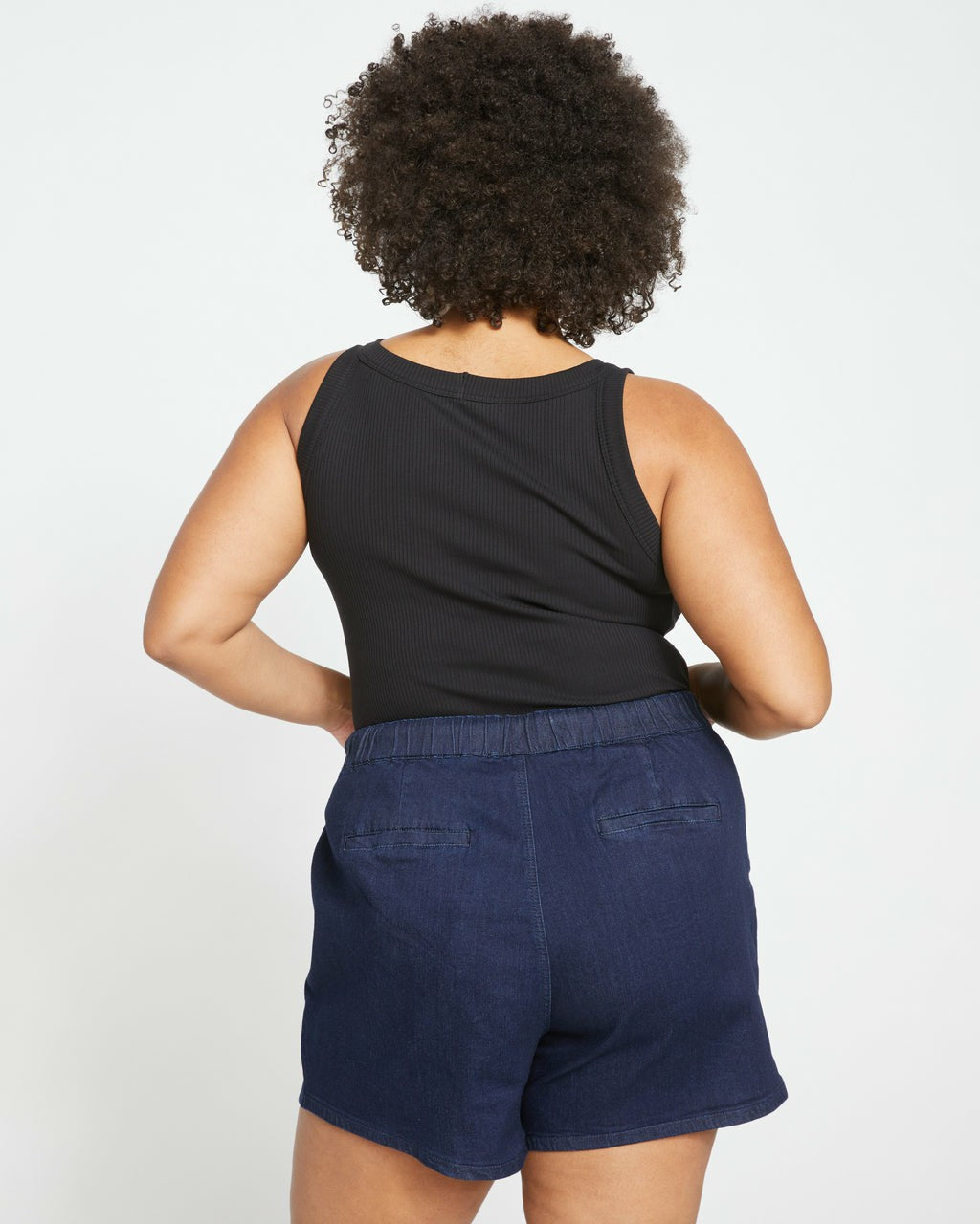 Universal Standard ComfortDenim Marche Shorts - Dark Indigo