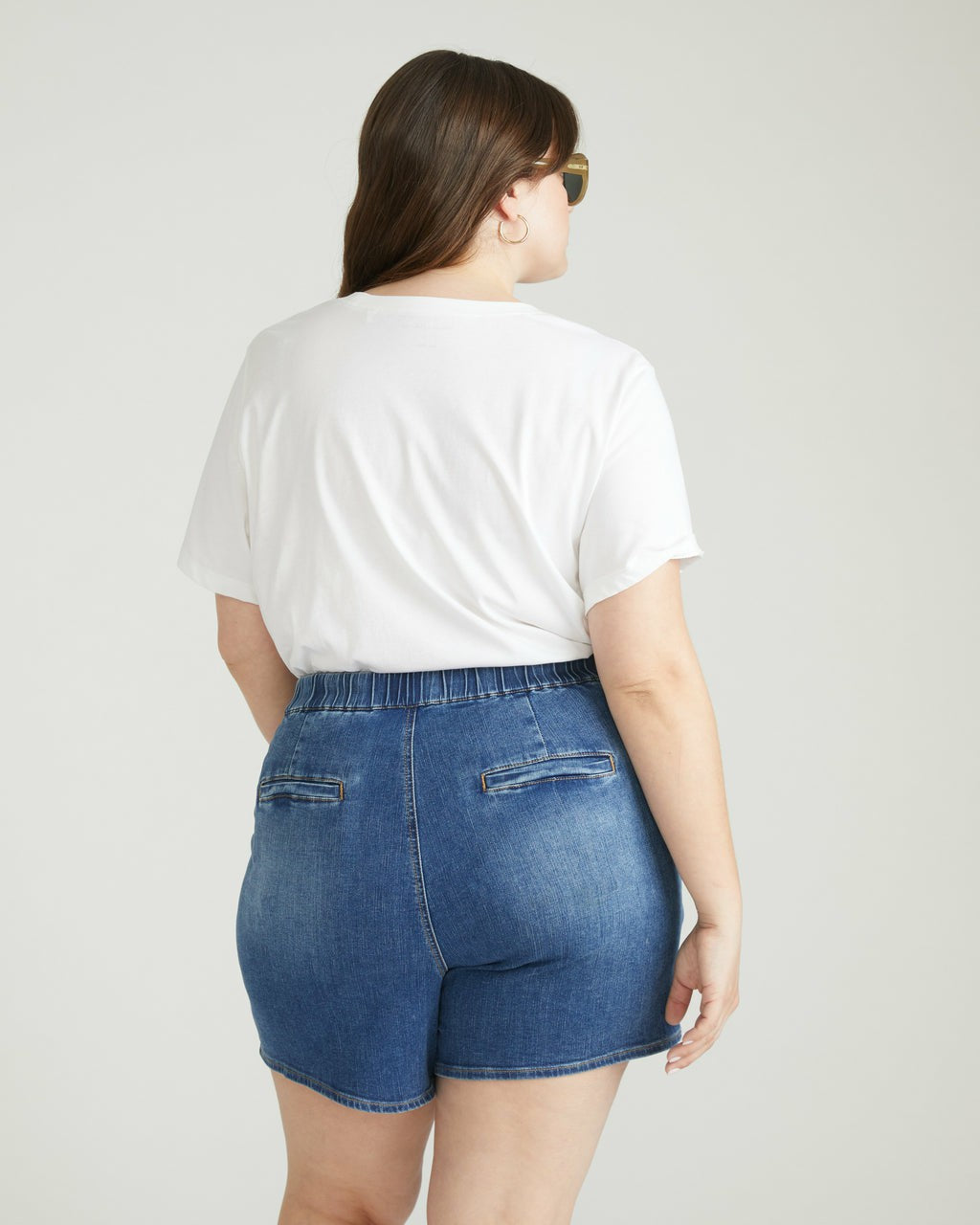 Universal Standard ComfortDenim Marche Shorts - Western Blue Wash