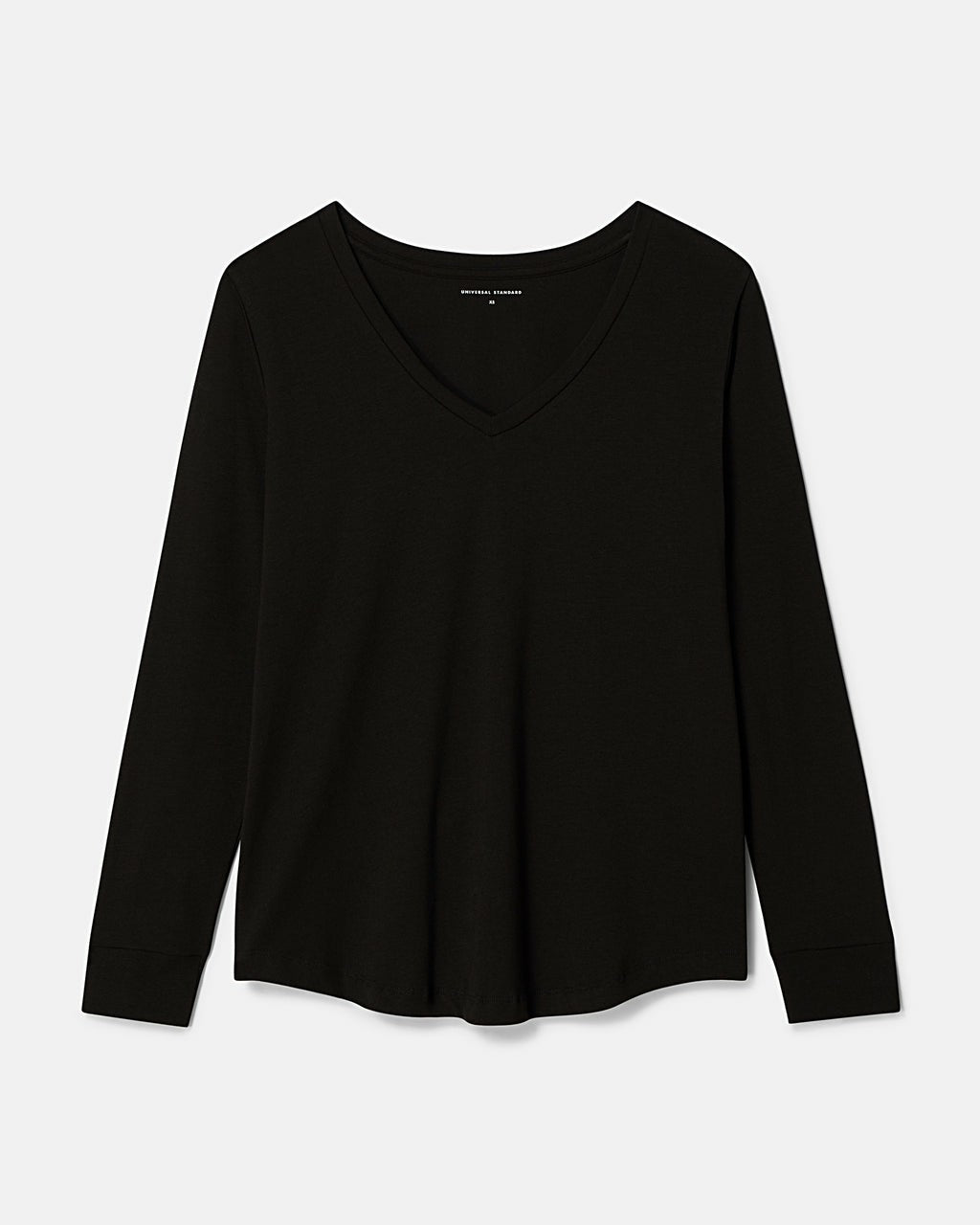 Universal Standard Long Sleeve V Rex - Black
