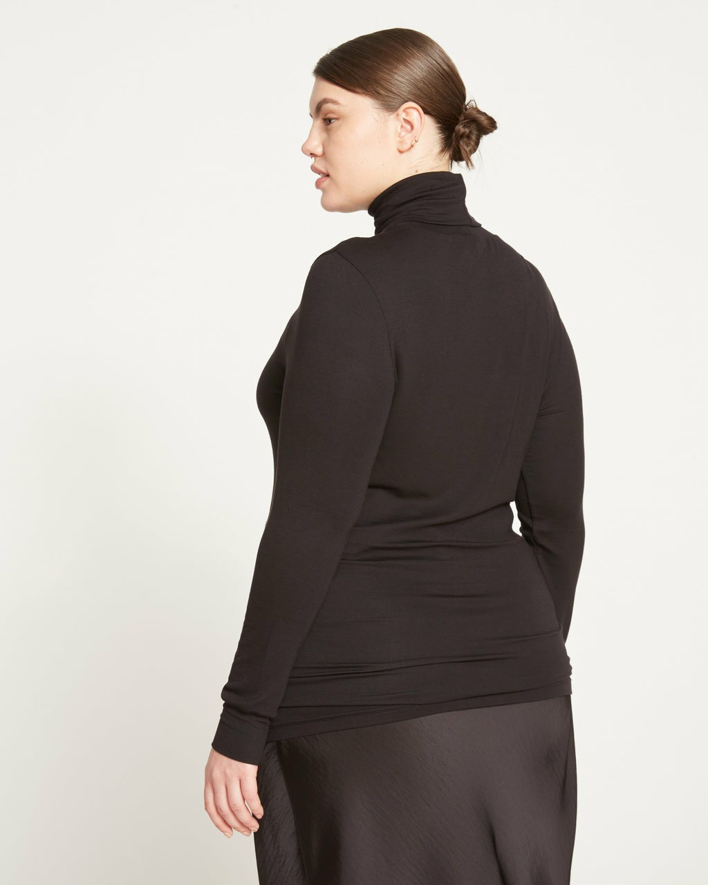 Universal Standard Cloud Rib Turtleneck - Black