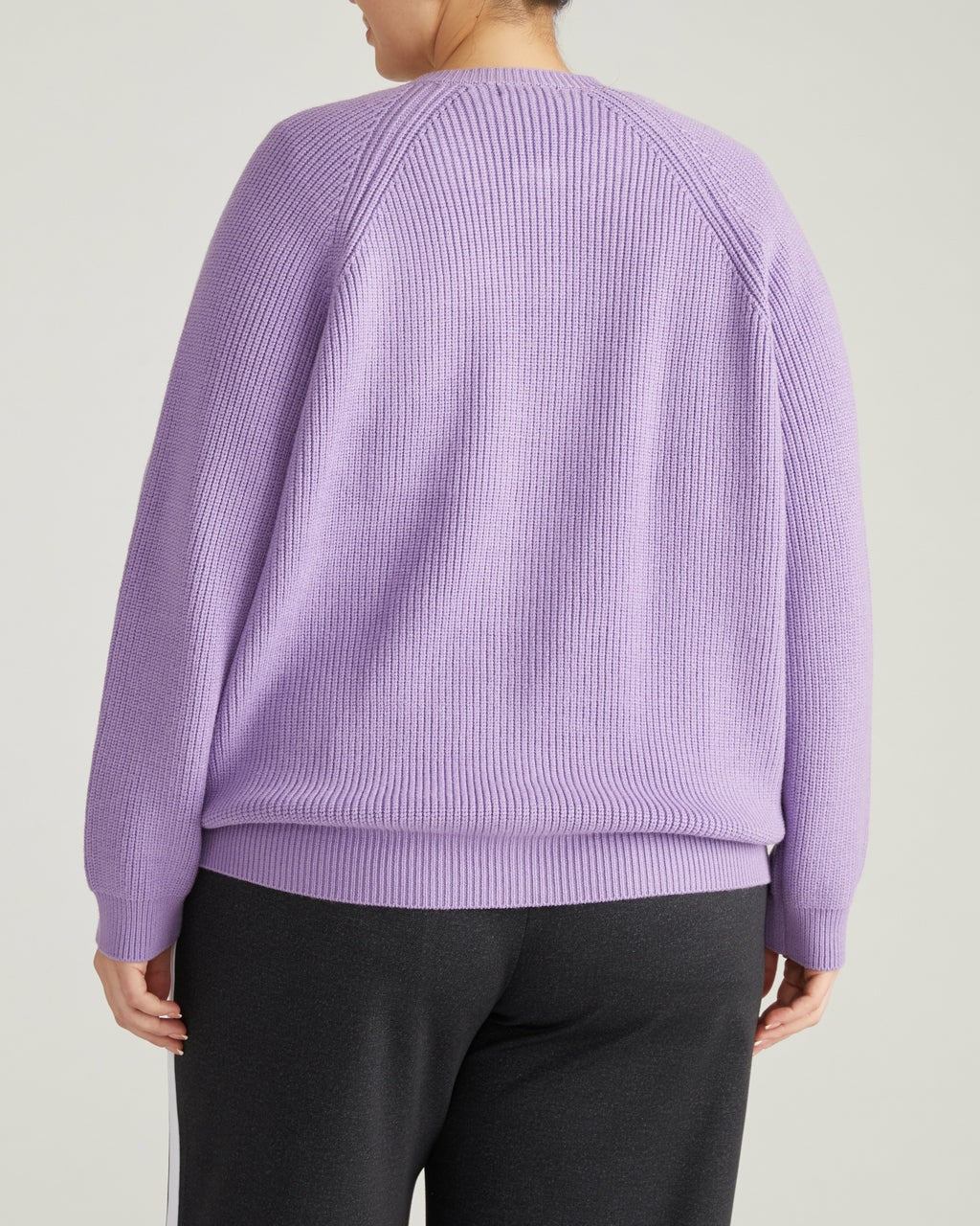 Universal Standard Better-Than-Wool Zip Cardigan - Purple Posey