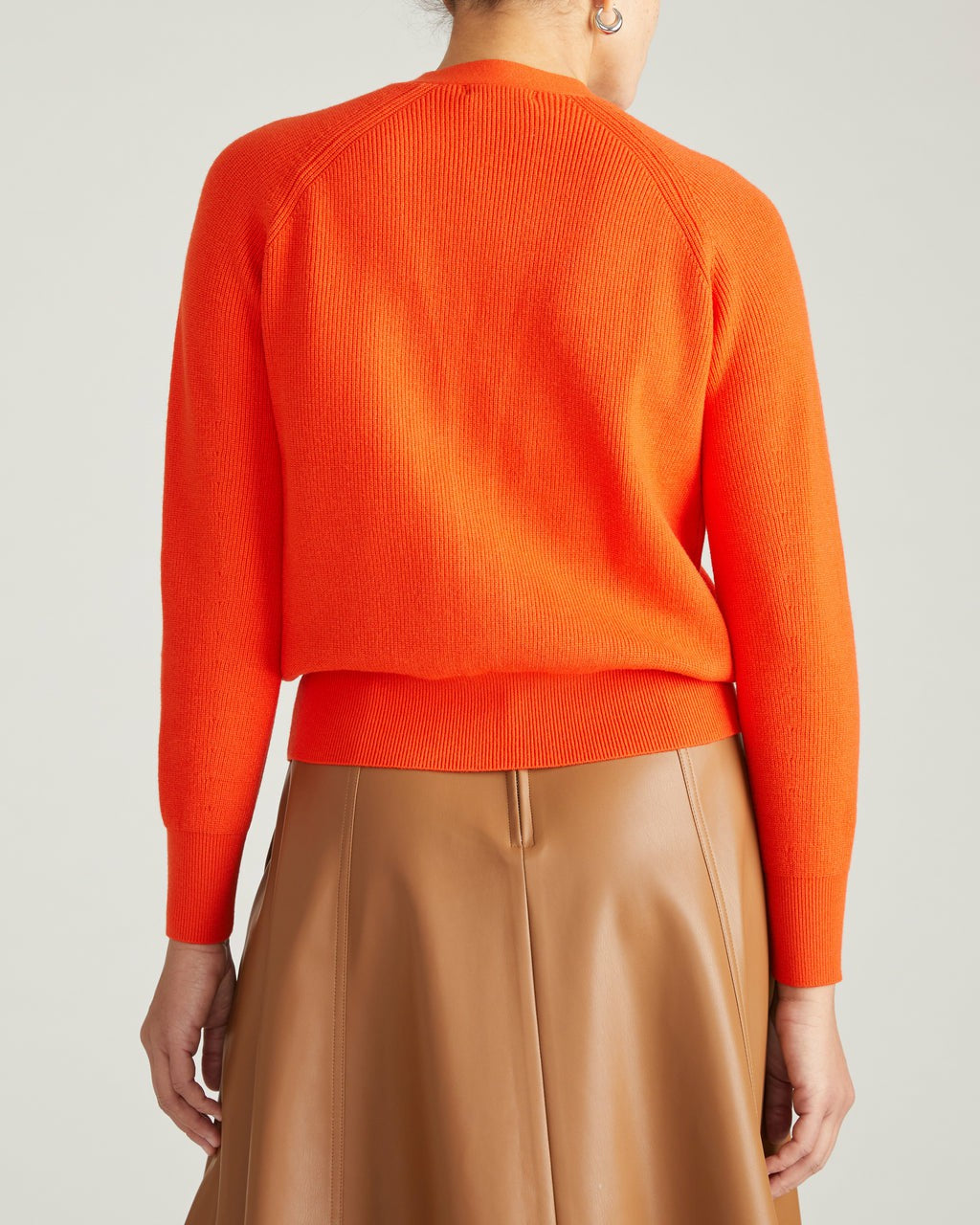 Universal Standard Better-Than-Wool Cardigan - Orange Flame