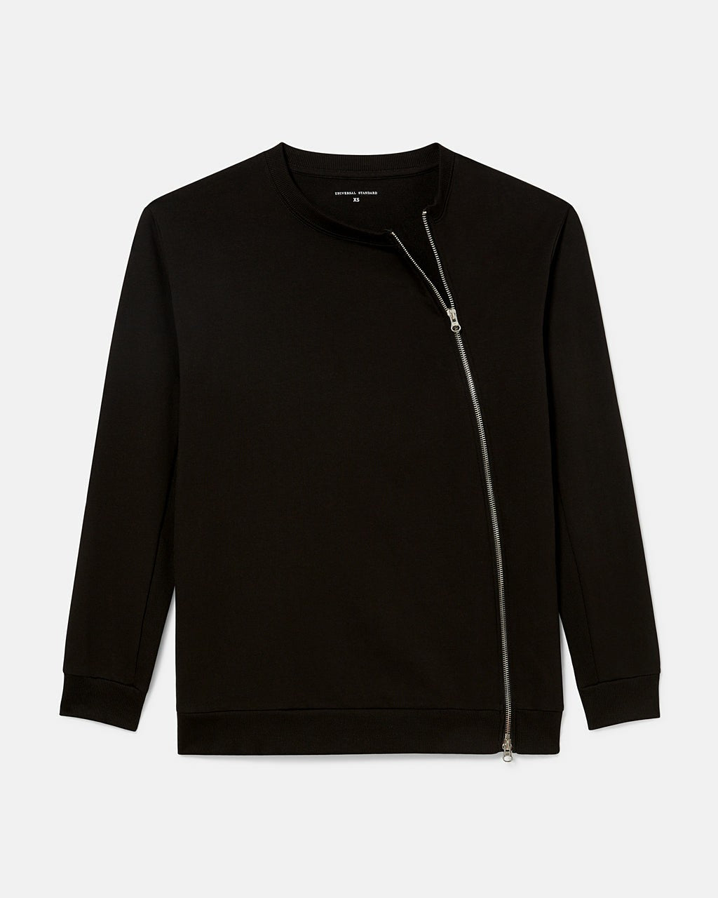 Universal Standard Meridien Zip Sweatshirt - Black