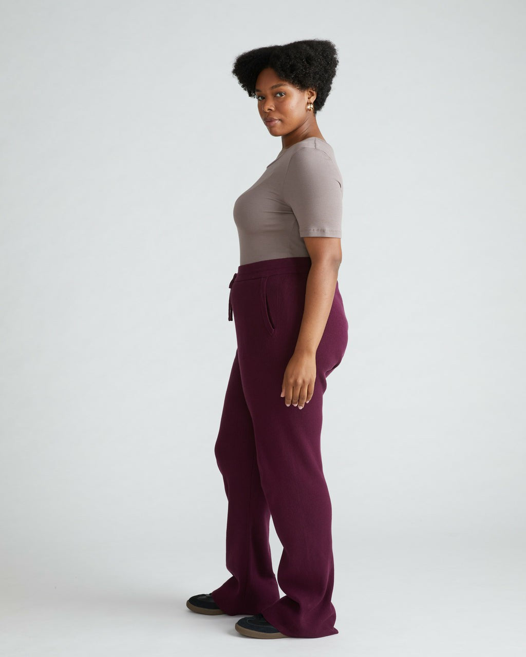 Universal Standard Knitted Mila Pants - Acai