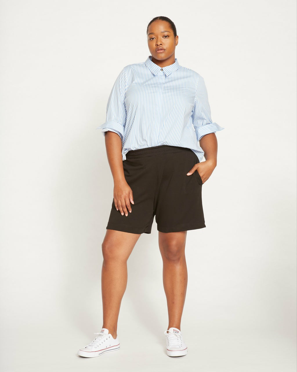 Universal Standard Hayes Sweatshorts - Black