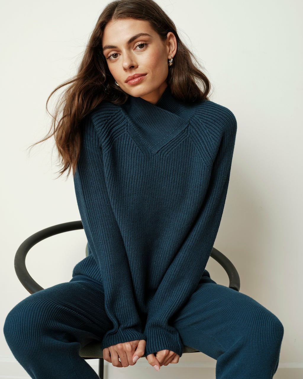 Universal Standard Knitted Mila Pants - Deep Teal