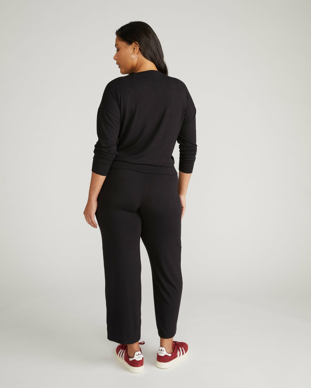 Universal Standard TravelKnit Sweatshirt - Black