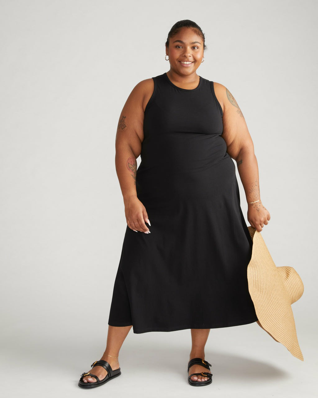 Universal Standard Sardinia Tank Dress - Black