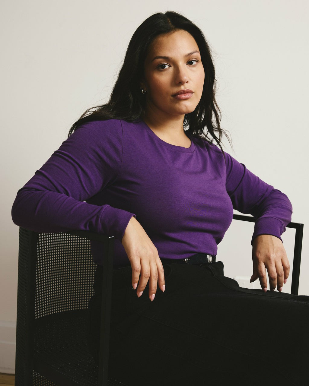 Universal Standard Long Sleeve Tee Rex - Grape