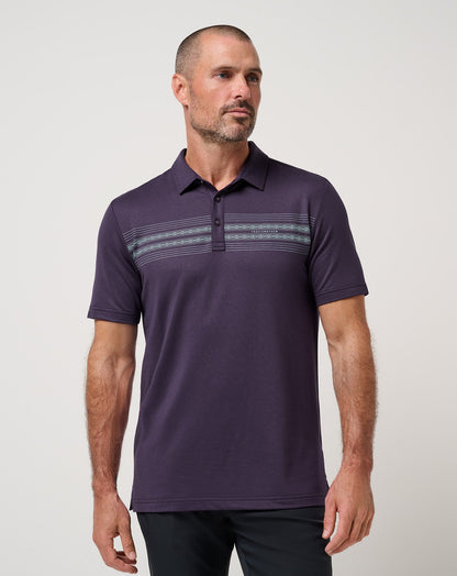 Travis Mathew Featherweight Chest Stripe Polo
