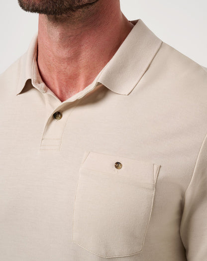 Travis Mathew December First Long Sleeve Polo