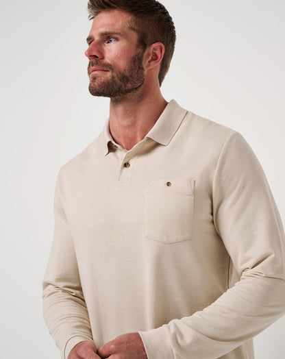 Travis Mathew December First Long Sleeve Polo