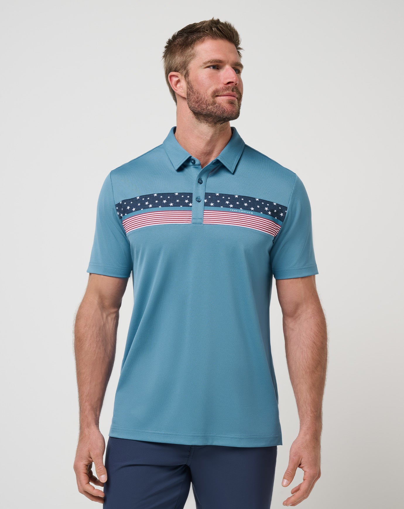 Travis Mathew Good Good Patriot Polo