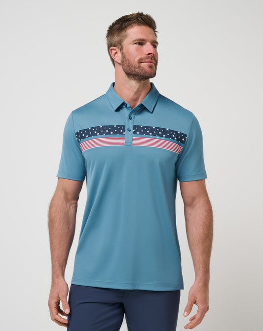 Travis Mathew Good Good Patriot Polo