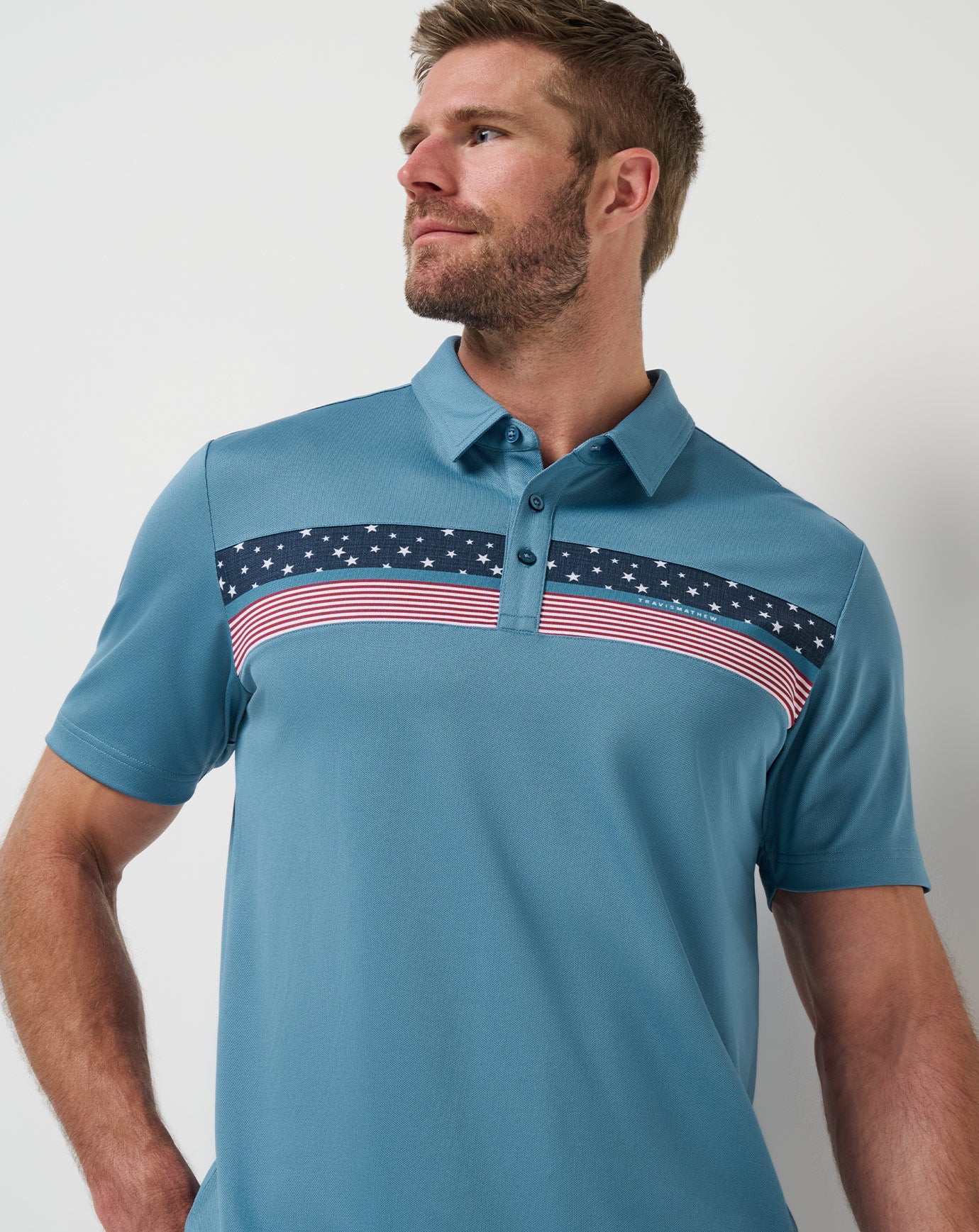 Travis Mathew Good Good Patriot Polo