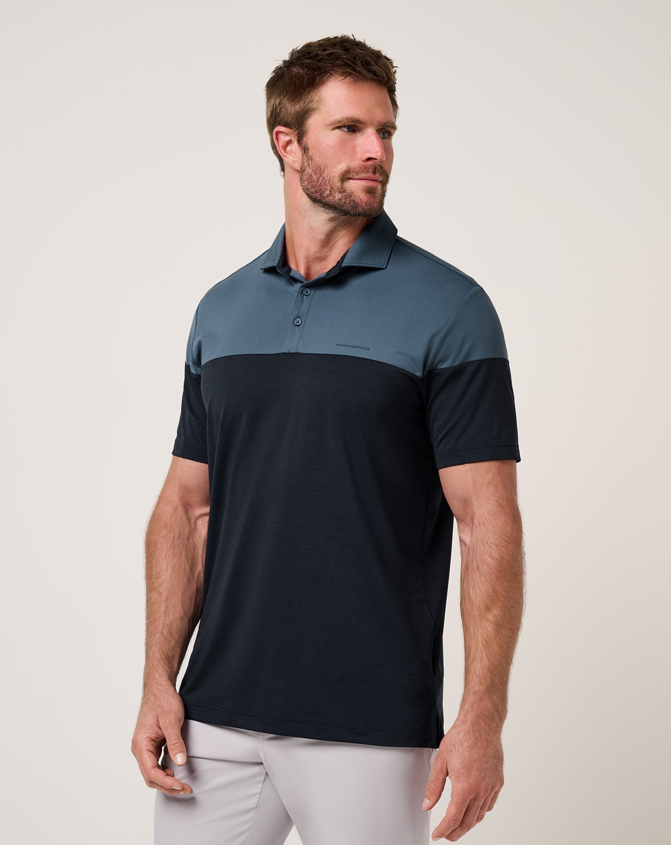 Travis Mathew Heater Pro Color Block Polo