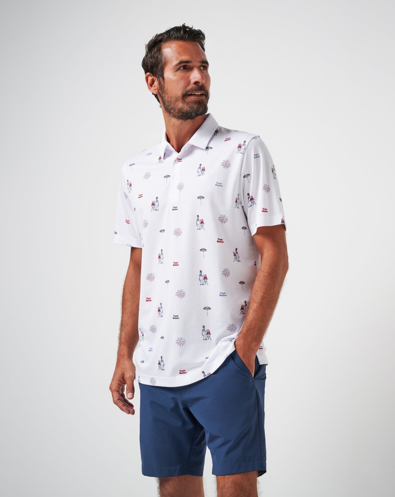 Travis Mathew Neighborhood Party Polo