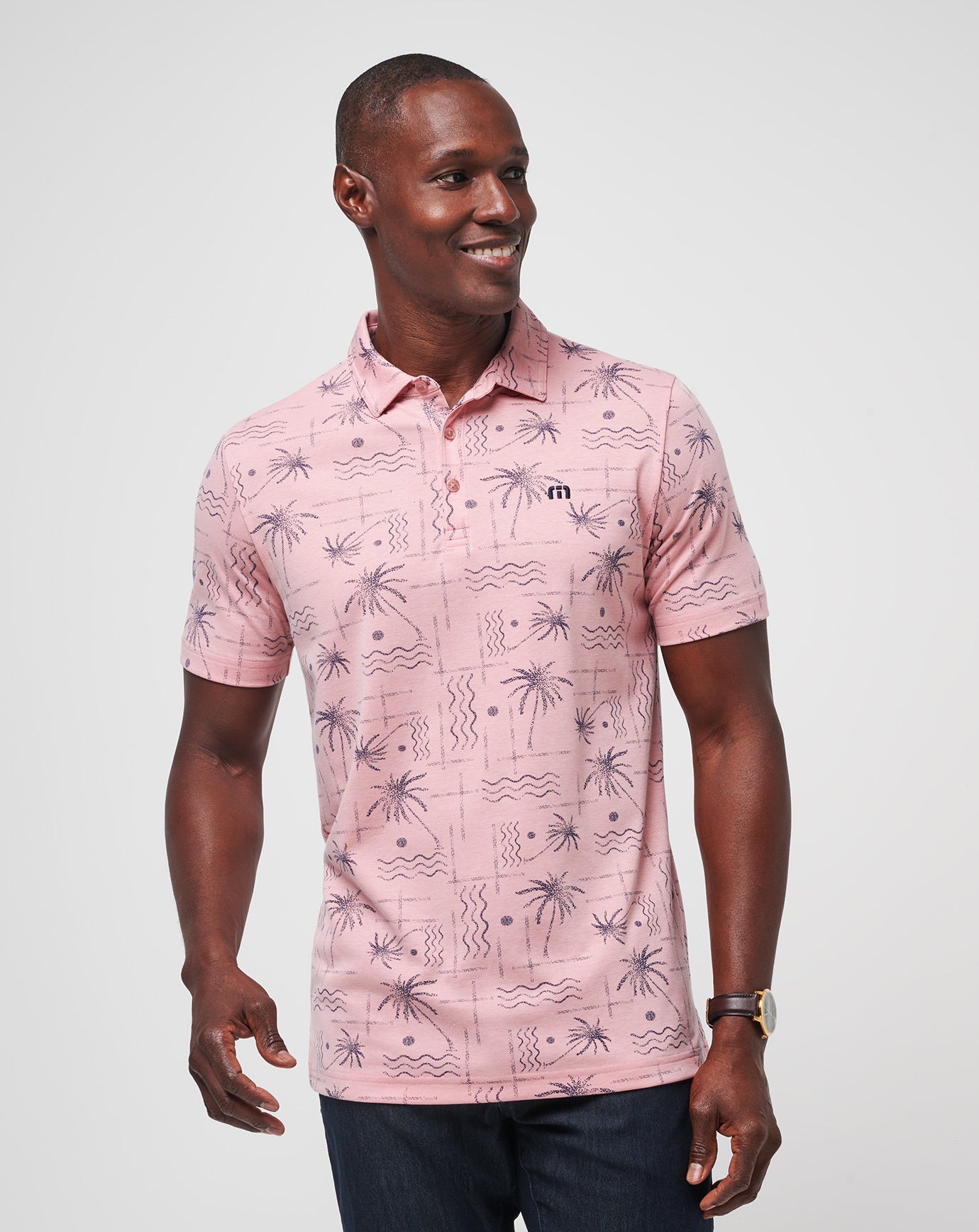 Travis Mathew Coconut Palm Polo