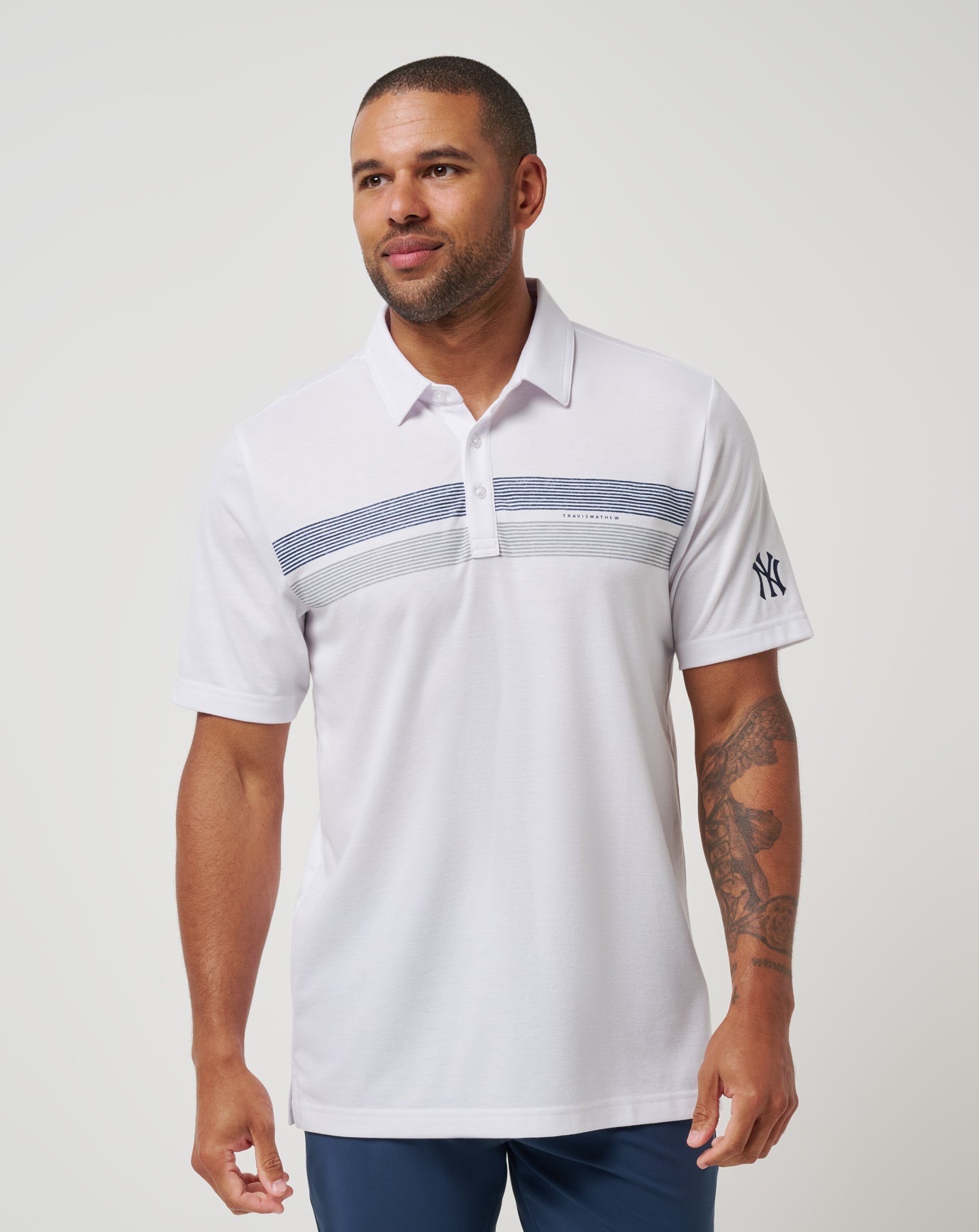 Travis Mathew New York Yankees Top Recruit Polo