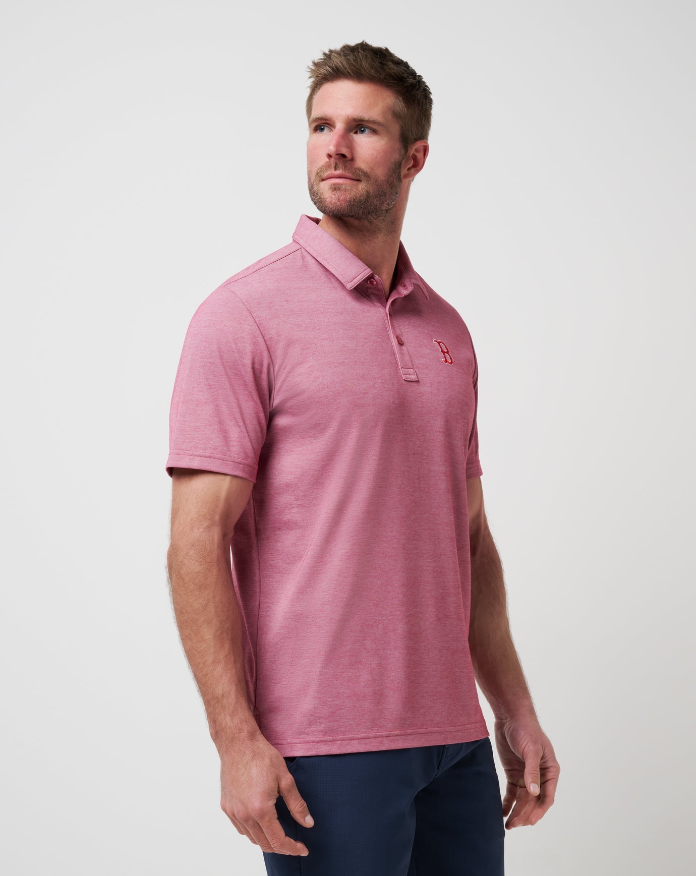 Travis Mathew Boston Red Sox Playoff Pitch Polo