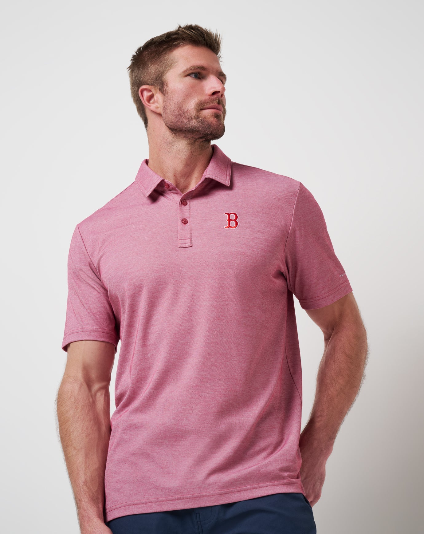 Travis Mathew Boston Red Sox Playoff Pitch Polo