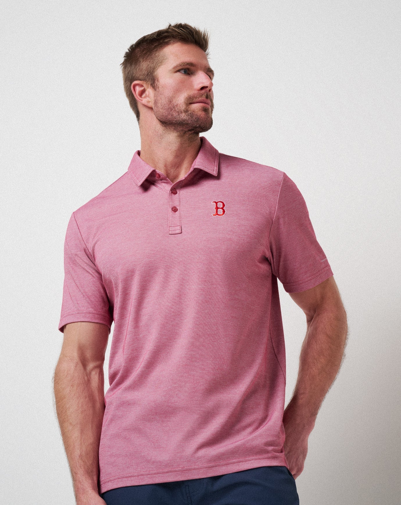 Travis Mathew Boston Red Sox Playoff Pitch Polo