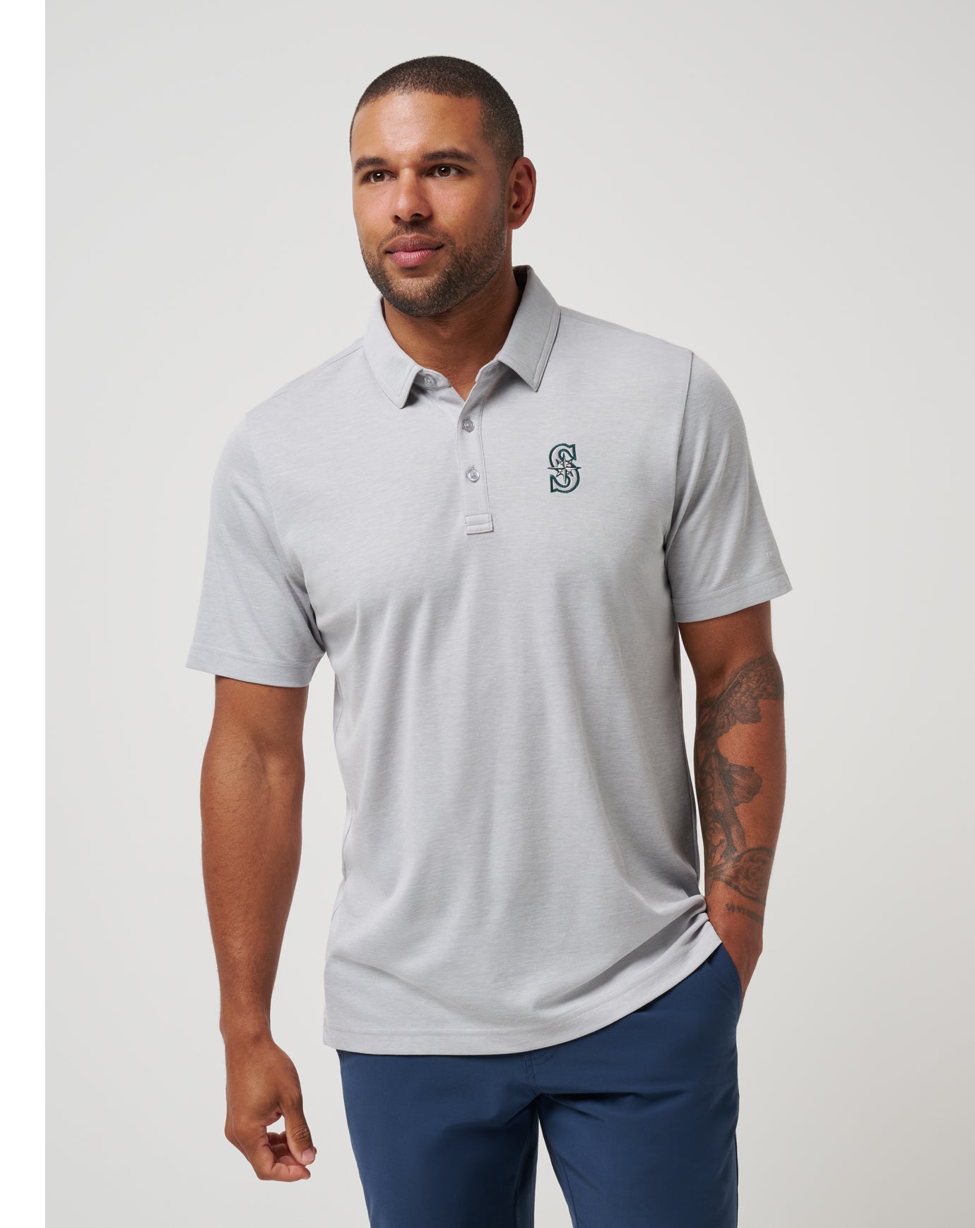 Travis Mathew Seattle Mariners Playoff Pitch Polo