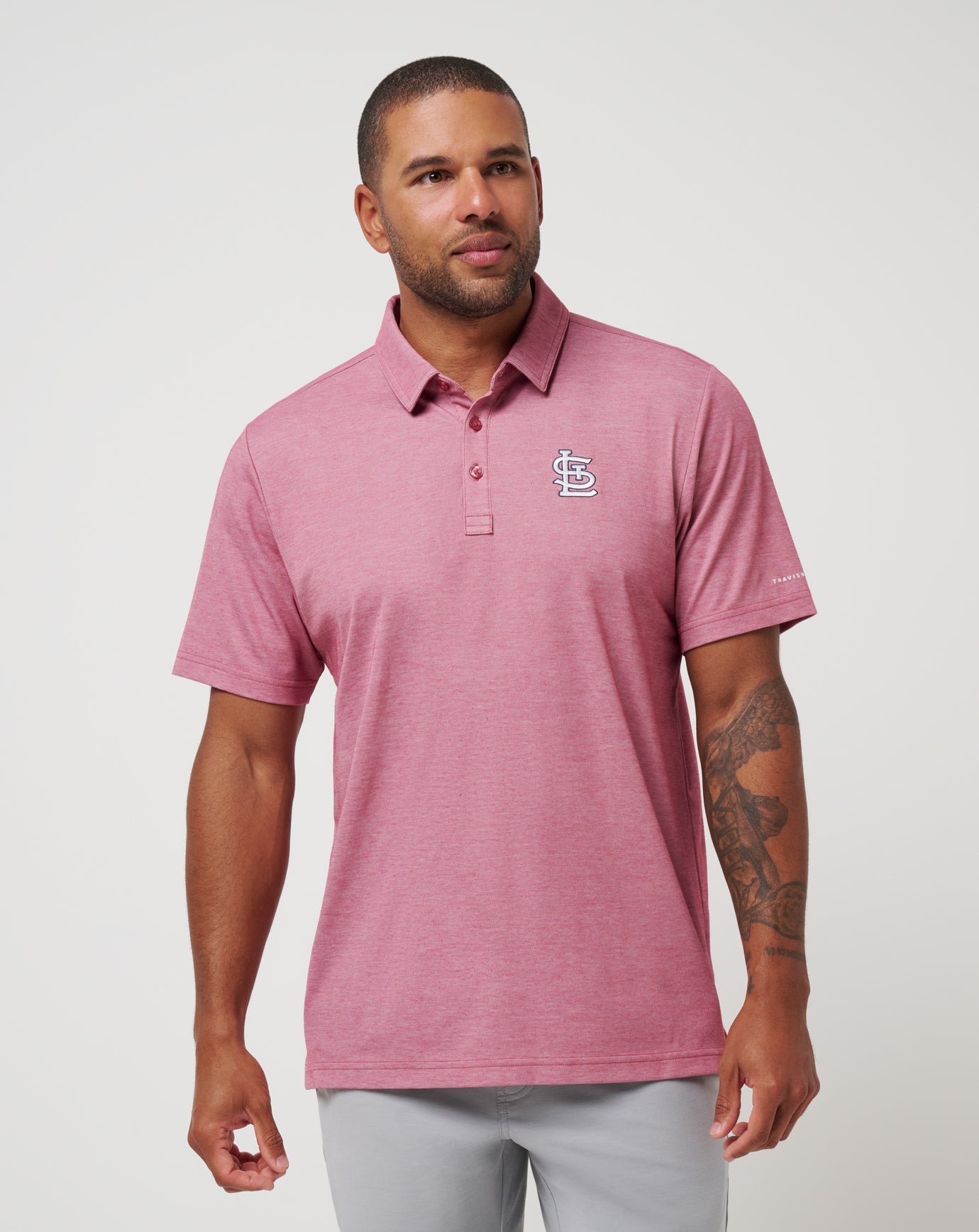 Travis Mathew St Louis Cardinals Playoff Pitch Polo