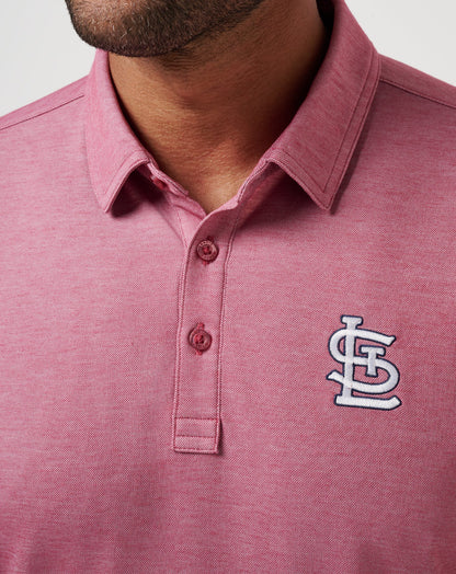 Travis Mathew St Louis Cardinals Playoff Pitch Polo