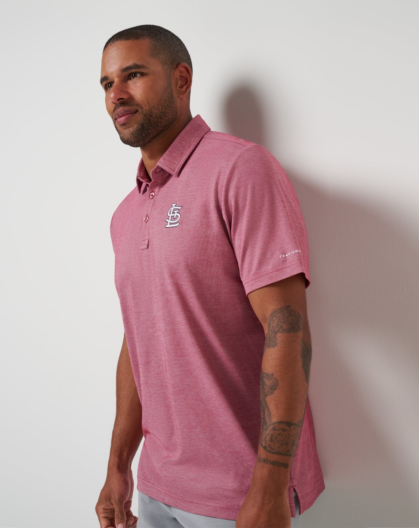 Travis Mathew St Louis Cardinals Playoff Pitch Polo