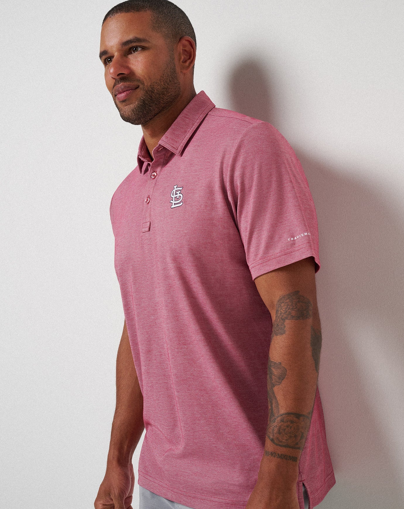 Travis Mathew St Louis Cardinals Playoff Pitch Polo