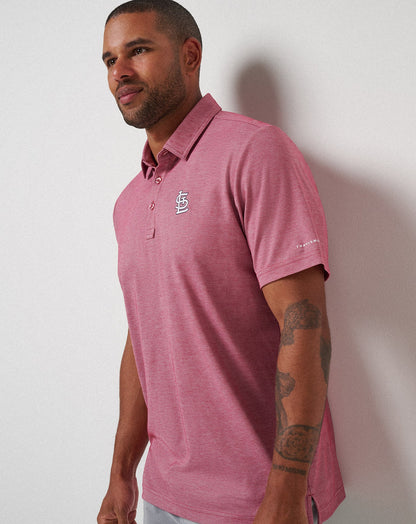 Travis Mathew St Louis Cardinals Playoff Pitch Polo
