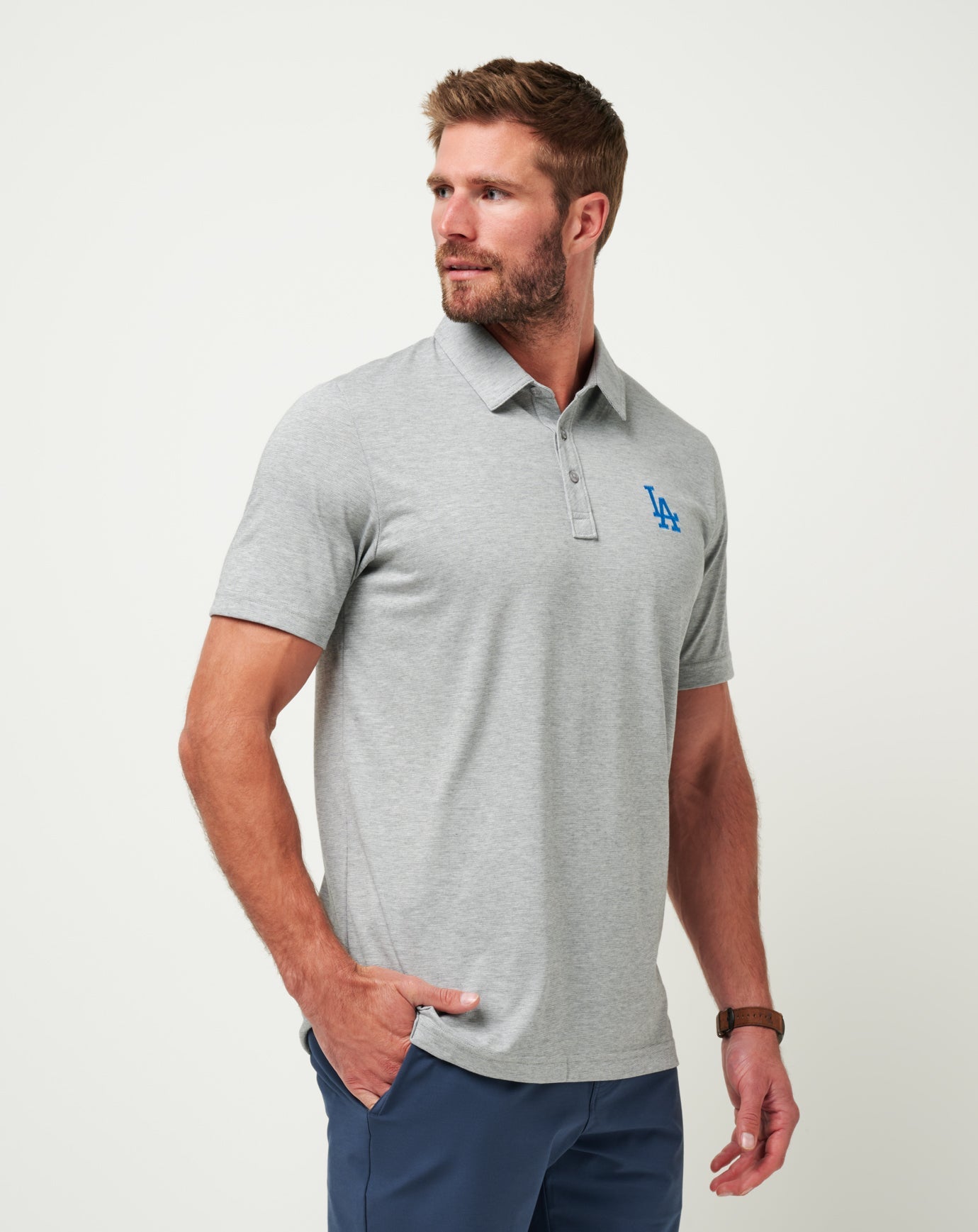 Travis Mathew Los Angeles Dodgers The Zinna Polo