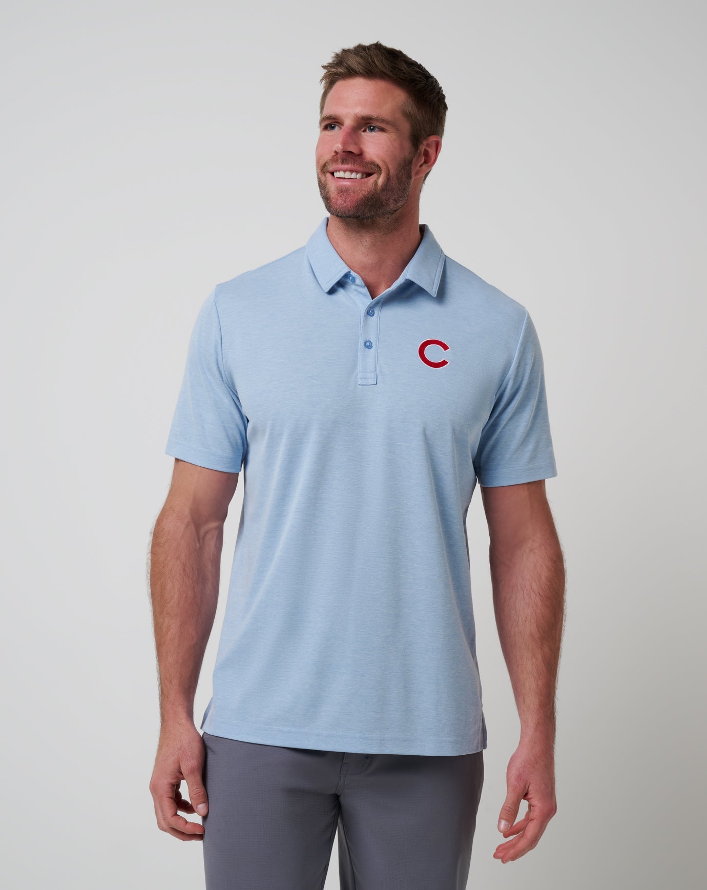Travis Mathew Chicago Cubs Playoff Pitch Polo