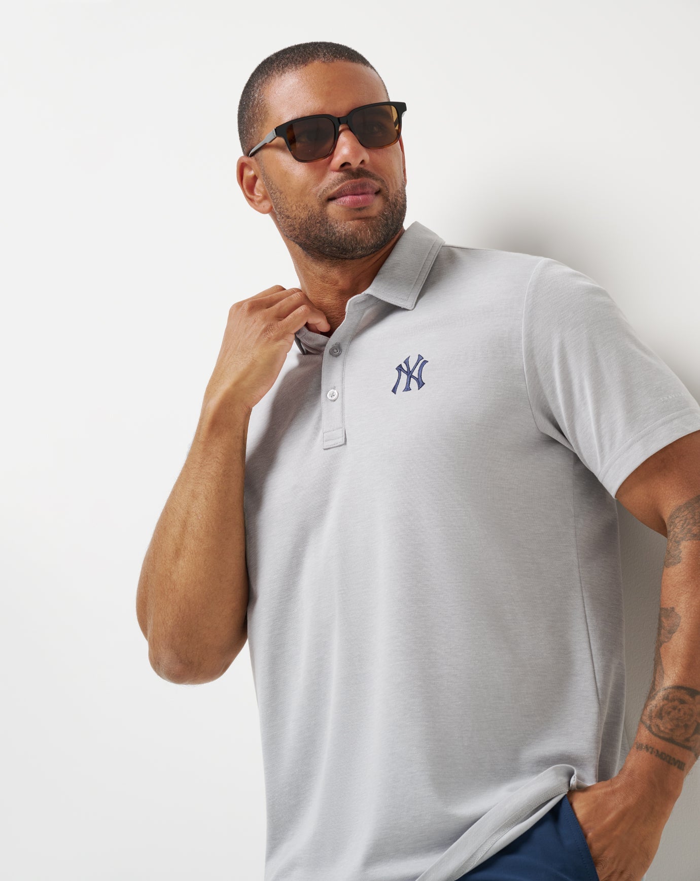 Travis Mathew New York Yankees Playoff Pitch Polo